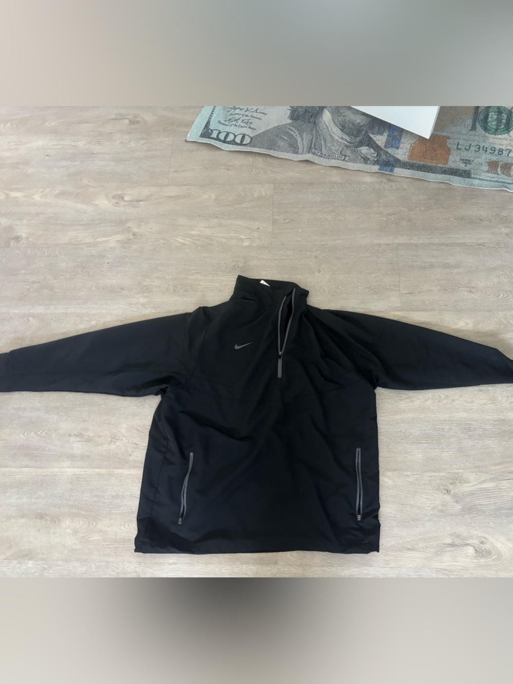 Nike Black Performance Zip-Up Jacket
